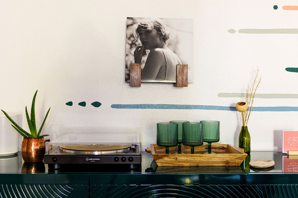The Well bedroom sanctuary with sage green palette